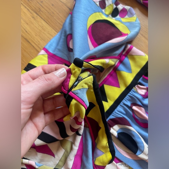 60s Vintage Pucci Silk Midi Dress - Picture 5 of 13